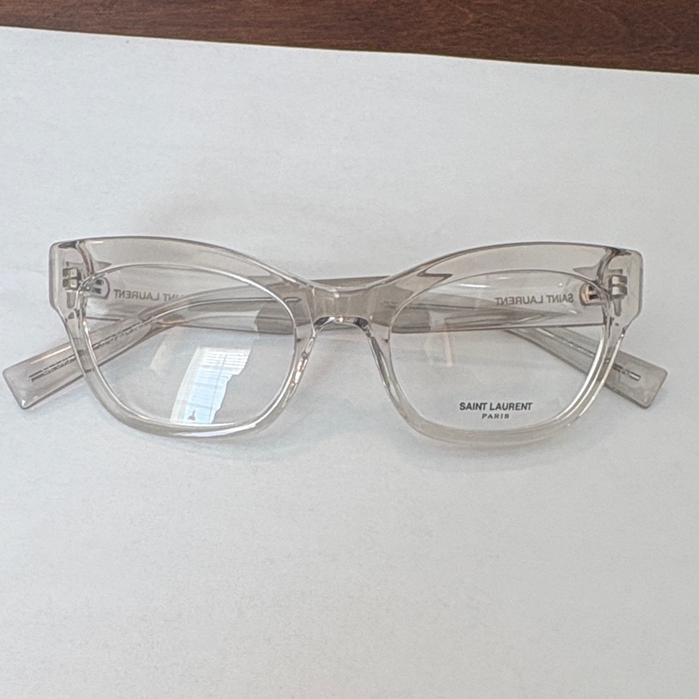 Saint Laurent Transparent Eyewear